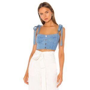 Capulet | Hayley Crop Top in Denim